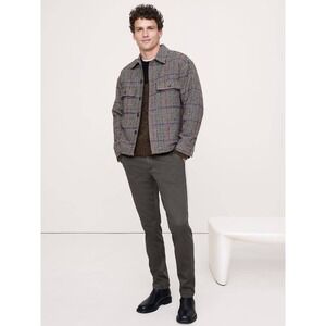 Banana Republic Tapered Fit Chinos Mens Gray Pants Size 36x32